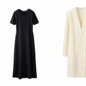 Uniqlo x Lemaire FW16 Wool Dress Black  (XS)